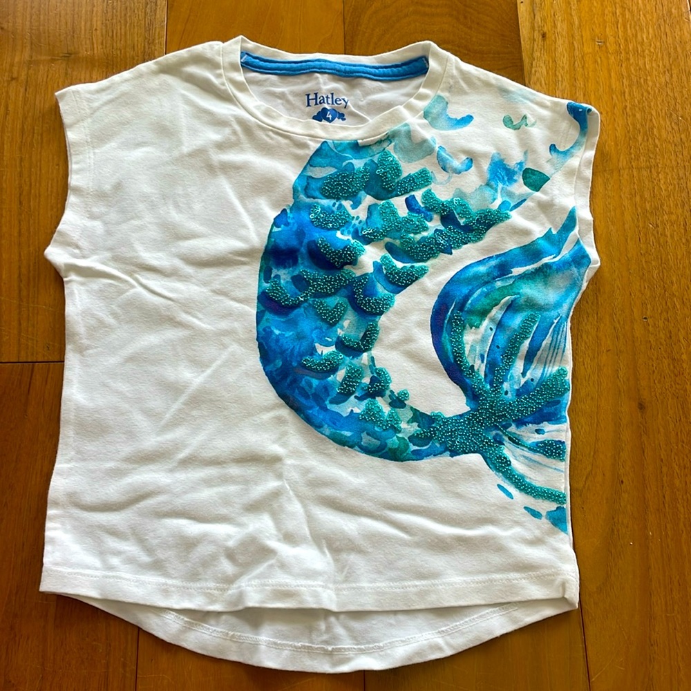 Hatley mermaid tshirt size 4